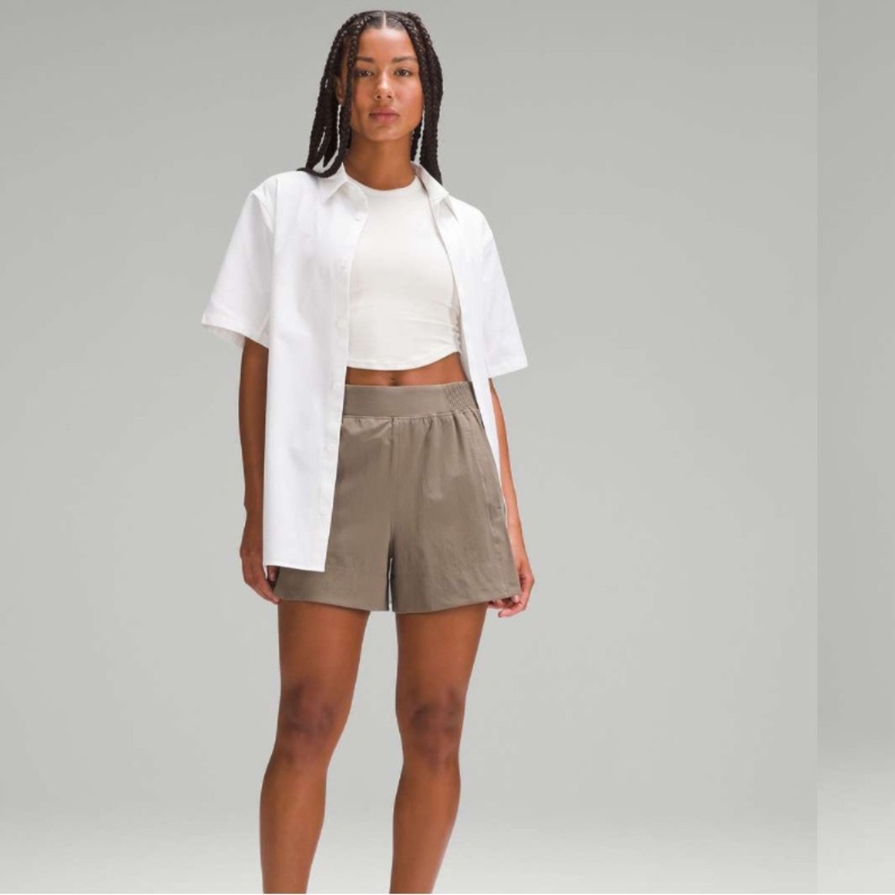 Lululemon Stretch Woven Relaxed Hi Rise Shorts